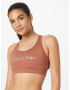 Calvin Klein Sport Sutien maro / alb - Pled.ro