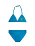 Calvin Klein Swimwear Costum de baie două piese azuriu / galben citron - Pled.ro