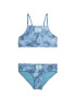 Calvin Klein Swimwear Costum de baie două piese bleumarin / albastru fumuriu / opal - Pled.ro