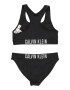 Calvin Klein Swimwear Costum de baie două piese negru / alb - Pled.ro