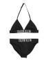 Calvin Klein Swimwear Costum de baie două piese negru / alb - Pled.ro