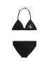 Calvin Klein Swimwear Costum de baie două piese negru / alb - Pled.ro