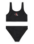 Calvin Klein Swimwear Costum de baie două piese roșu deschis / negru / alb - Pled.ro