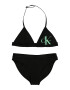 Calvin Klein Swimwear Costum de baie două piese verde mentă / negru - Pled.ro