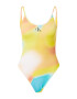 Calvin Klein Swimwear Costum de baie întreg albastru aqua / galben / portocaliu piersică / alb murdar - Pled.ro