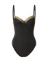 Calvin Klein Swimwear Costum de baie întreg bej deschis / negru - Pled.ro