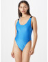 Calvin Klein Swimwear Costum de baie întreg cyan / negru / alb - Pled.ro