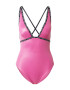 Calvin Klein Swimwear Costum de baie întreg fucsia / negru / alb - Pled.ro