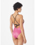 Calvin Klein Swimwear Costum de baie întreg fucsia / negru / alb - Pled.ro