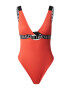 Calvin Klein Swimwear Costum de baie întreg 'Intense' roșu orange / negru / alb - Pled.ro