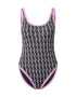 Calvin Klein Swimwear Costum de baie întreg lila / negru / alb - Pled.ro