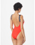 Calvin Klein Swimwear Costum de baie întreg portocaliu neon / negru / alb murdar - Pled.ro