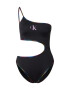 Calvin Klein Swimwear Costum de baie întreg 'Pride' azuriu / galben citron / mov pastel / negru / alb - Pled.ro