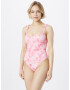 Calvin Klein Swimwear Costum de baie întreg rosé / roz eozină / roz pal / alb - Pled.ro