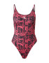 Calvin Klein Swimwear Costum de baie întreg roz / negru / alb - Pled.ro