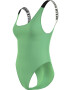 Calvin Klein Swimwear Costum de baie întreg verde deschis / negru / alb - Pled.ro