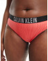 Calvin Klein Swimwear Plus Slip costum de baie portocaliu caisă / negru / alb - Pled.ro