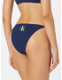 Calvin Klein Swimwear Slip costum de baie 'Cheeky' bleumarin / galben / alb - Pled.ro