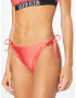 Calvin Klein Swimwear Slip costum de baie corai / negru / alb - Pled.ro