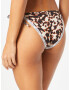 Calvin Klein Swimwear Slip costum de baie crem / maro ruginiu / negru / alb - Pled.ro