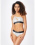 Calvin Klein Swimwear Slip costum de baie 'Core Festive' gri deschis / negru / alb - Pled.ro