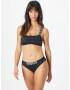 Calvin Klein Swimwear Slip costum de baie negru / alb - Pled.ro