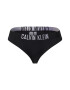 Calvin Klein Swimwear Slip costum de baie negru / alb - Pled.ro