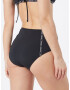 Calvin Klein Swimwear Slip costum de baie negru / alb - Pled.ro