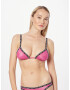 Calvin Klein Swimwear Sutien costum de baie fucsia / negru / alb - Pled.ro