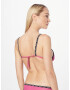 Calvin Klein Swimwear Sutien costum de baie fucsia / negru / alb - Pled.ro