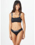 Calvin Klein Swimwear Sutien costum de baie negru / alb - Pled.ro