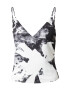 Calvin Klein Top 'Cami' gri / negru / alb - Pled.ro