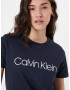 Calvin Klein Tricou albastru marin / alb - Pled.ro