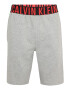 Calvin Klein Underwear Pantaloni de pijama gri amestecat / roșu / negru - Pled.ro