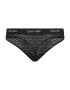 Calvin Klein Underwear Plus Tanga negru / alb - Pled.ro