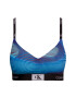 Calvin Klein Underwear Sutien albastru aqua / albastru închis / mov zmeură / negru - Pled.ro