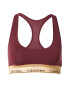 Calvin Klein Underwear Sutien 'Modern Cotton' bej / maro / roșu burgundy - Pled.ro