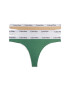 Calvin Klein Underwear Tanga 'Carousel' bej deschis / verde iarbă / negru / alb - Pled.ro