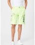 CAMP DAVID Pantaloni verde neon / negru - Pled.ro