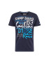 CAMP DAVID Tricou albastru / alb - Pled.ro