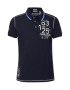 CAMP DAVID Tricou albastru / bleumarin / alb - Pled.ro