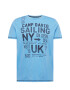 CAMP DAVID Tricou albastru fumuriu / albastru noapte - Pled.ro