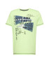 CAMP DAVID Tricou albastru / galben citron / alb - Pled.ro