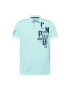 CAMP DAVID Tricou albastru marin / albastru aqua - Pled.ro