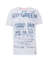 CAMP DAVID Tricou albastru marin / albastru porumbel / alb murdar - Pled.ro