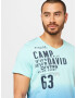 CAMP DAVID Tricou albastru / negru / alb - Pled.ro