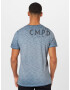 CAMP DAVID Tricou albastru porumbel / negru - Pled.ro