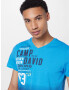 CAMP DAVID Tricou albastru / verde / negru / alb - Pled.ro