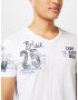 CAMP DAVID Tricou bleumarin / alb - Pled.ro