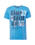 CAMP DAVID Tricou bleumarin / azur / roșu orange / alb murdar - Pled.ro